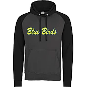 Felpa con cappuccio a contrasto Blue Birds