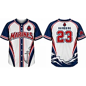 Hamburg Marines Alternate Jersey, Flatback Mesh