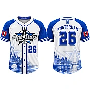 Amsterdam North Stars  Alternate Jersey, Flatback Mesh