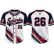 Sparks Haarlem Alternate Jersey, Flatback Mesh