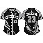 Jumpin Chickens Alternate Jersey, Flatback Mesh