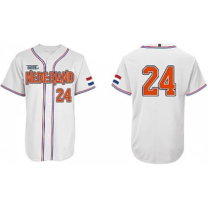 Shirt Nederland O.S. Athene, wit