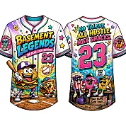  Party Jersey Mesh: Cartoon