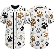  Party Jersey Mesh: Dog Paws