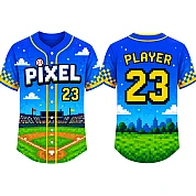  Party Jersey Mesh: Pixel Art2