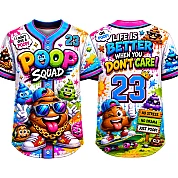  Party Jersey Mesh: Poop1