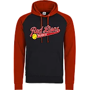 Felpa con cappuccio a contrasto Red Lions