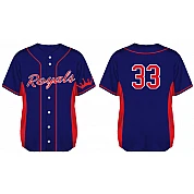 Maglia dei Royals Boxmeer, maglia a fondo piatto
