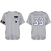 Camiseta Trondheim Baseballklubb, Pinstripe: Flatback Mesh