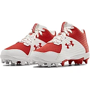 Underarmour Leadoff Mid 3023448-600: Bianco/Rosso