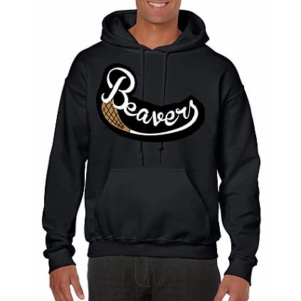 Vienna Beavers Hoodie: Black