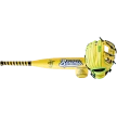 2026 Savannah Bananas™ A200® 10” Glove, Ball & Bat Kit