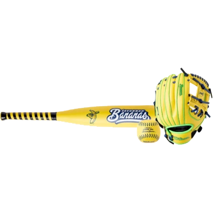 2026 Savannah Bananas™ A200® 10” Glove, Ball & Bat Kit