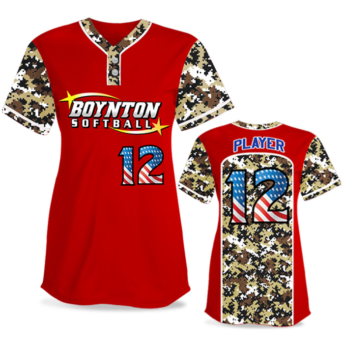 Camo Soul Digital FP Jersey SS 2-Button