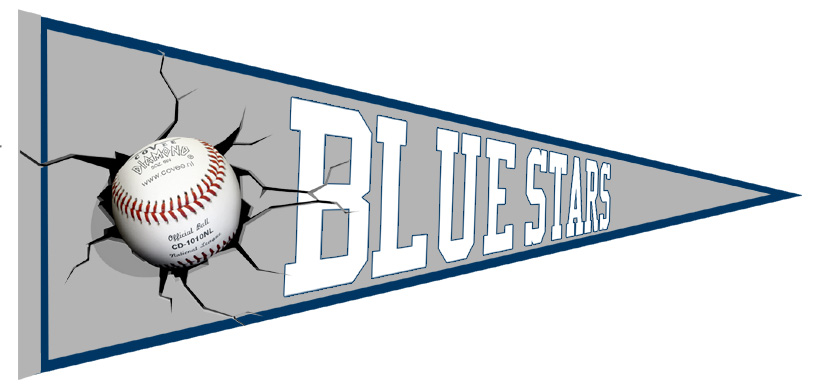 Pennant blu delle stelle