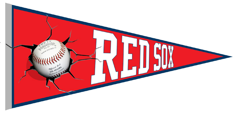 Banderin Red Sox Uden