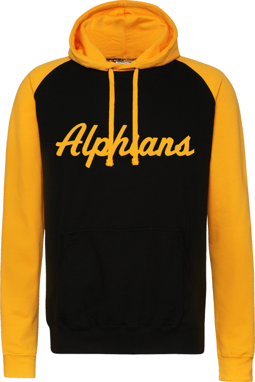 Sudadera con capucha en contraste AMVJ