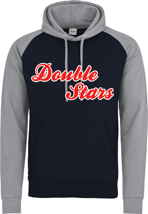 Double stars Contrast Hoodie