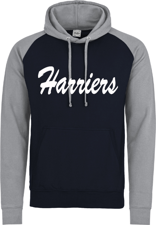 Felpa con cappuccio a contrasto Harriers