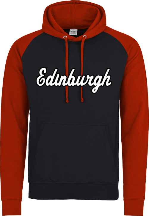 Felpa con cappuccio a contrasto Edimburgo