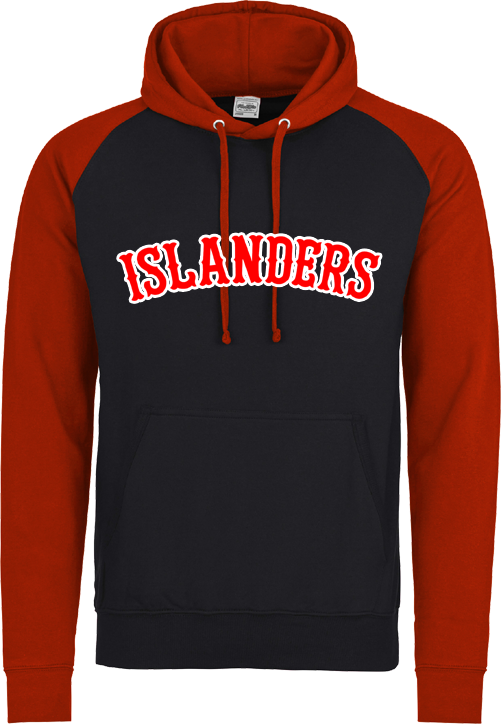 Felpa con cappuccio a contrasto Islanders