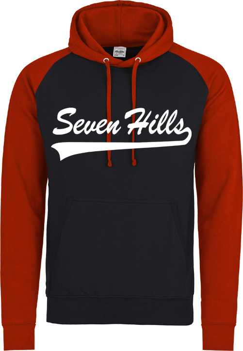 Felpa con cappuccio a contrasto Seven Hills