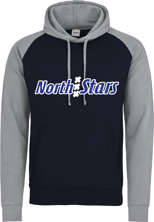 North Stars Amsterdam - Felpa con cappuccio a contrasto