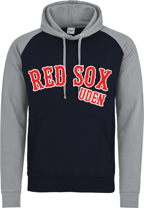 Red Sox Uden - Felpa con cappuccio a contrasto