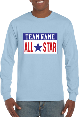 Club T-Shirt, Long Sleeve: All-Star