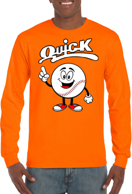 Club T-Shirt, Long Sleeve: Happy Baseball