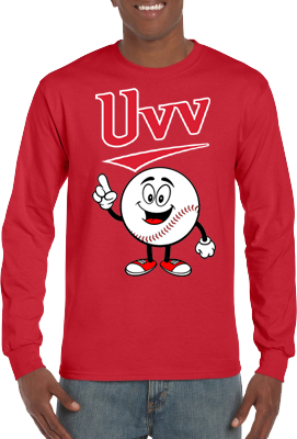Club T-Shirt, Long Sleeve: Happy Baseball