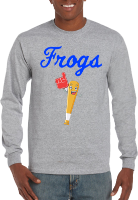 Club T-Shirt, Long Sleeve: Happy Bat