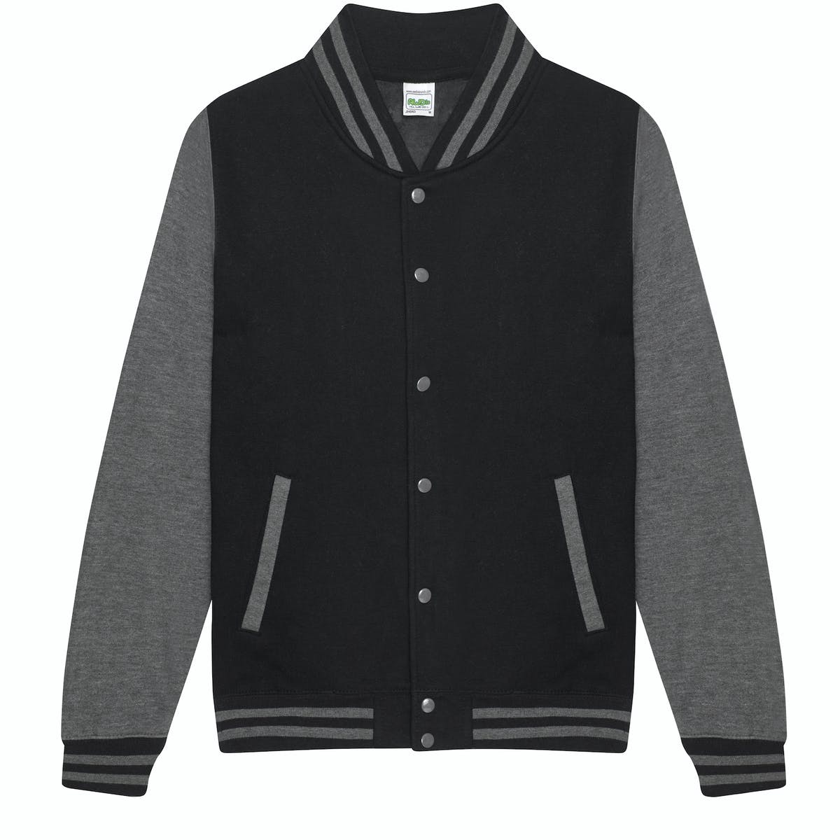 Chaqueta universitaria carbón/Negro azabache