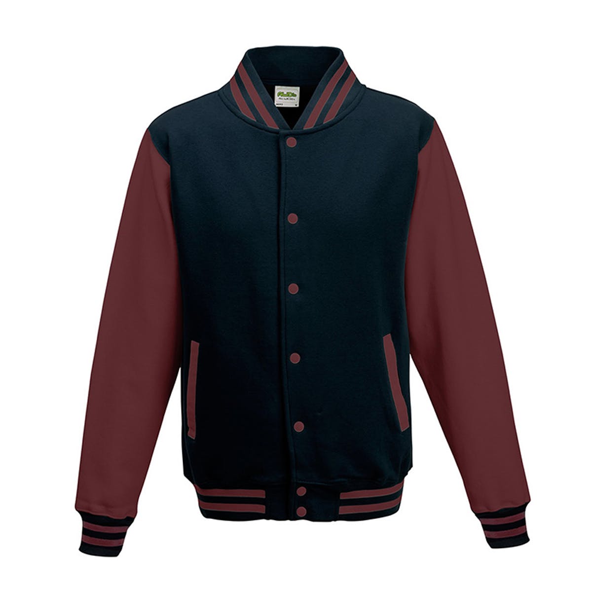 Varsity Jacket Oxford Navy/Burgundy