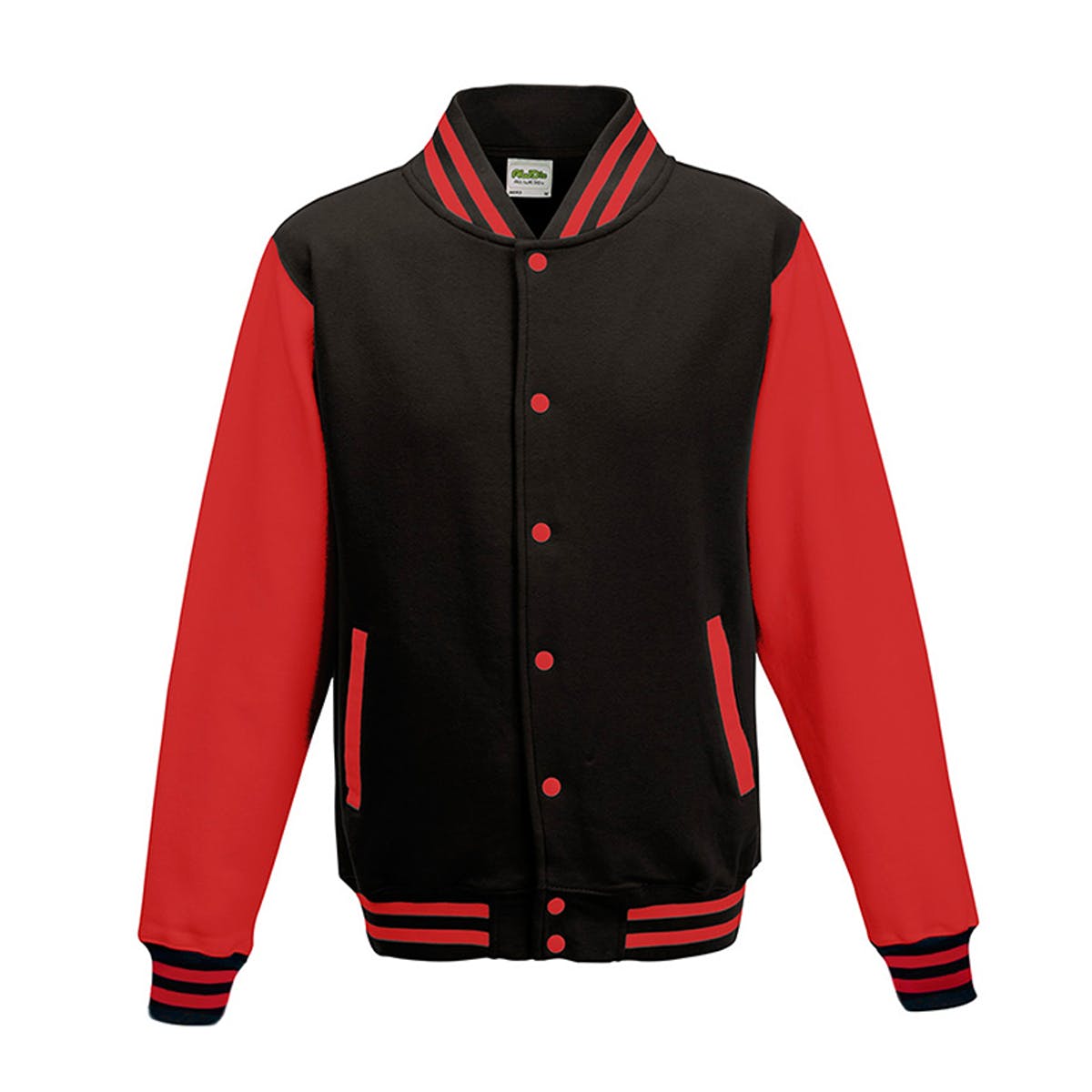 Varsity Jacket Jet Black/Red