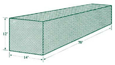 Gabbia di battuta a rete 22mL