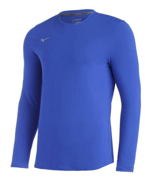 Mizuno COMP Diamond Undershirt LS: Royal