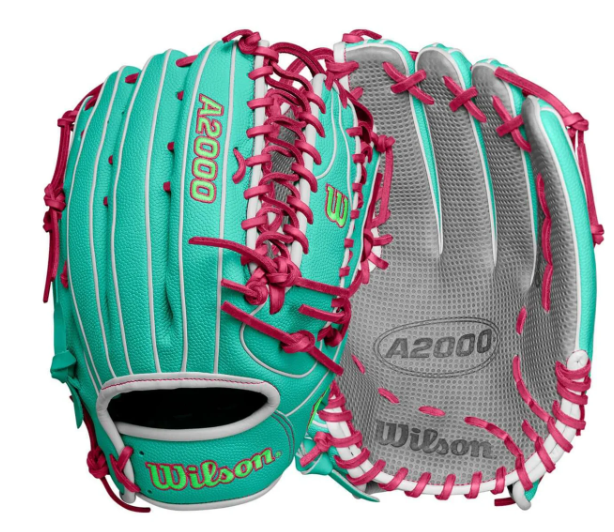 Wilson Spring 2025 A2000 SCOT7SS Seafoam/White/Flamingo 12.75"