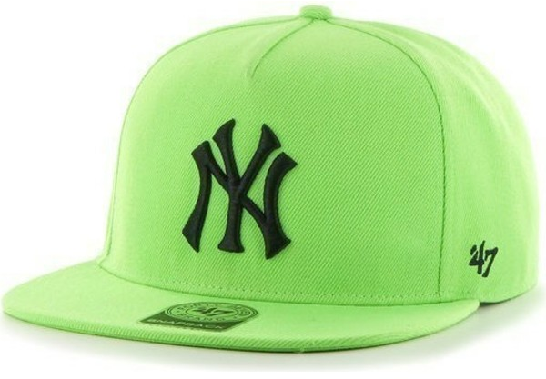 47 Brand SnapBack Captain Yankees: verde neon
