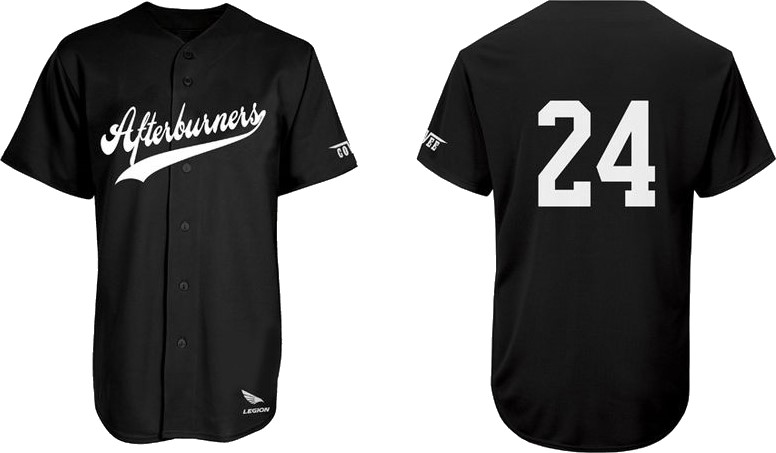 Afterburners Shirt: Honkbal