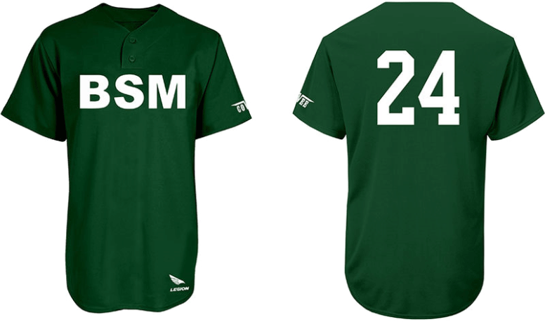 BSM Jersey, 2 Button: Flatback Mesh