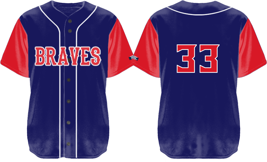 Berlin Braves Jersey, Sleeveless: Flatback Mesh