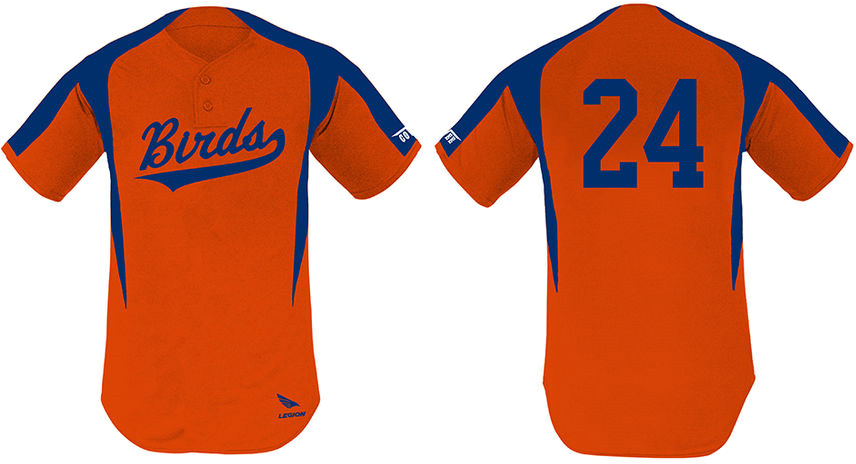 Maglia Birds, 2 bottoni: Maglia Flatback