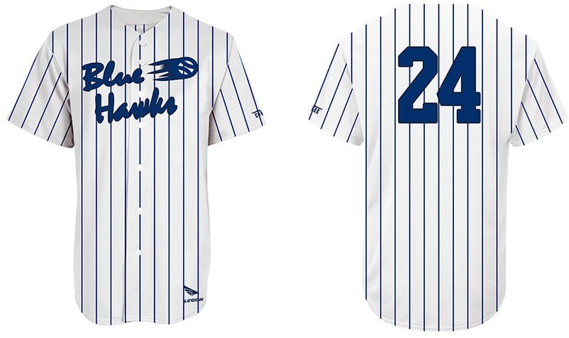 Camisa de beísbol Blue Hawks