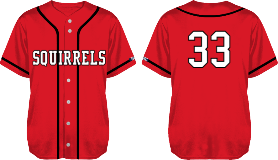 Camisa Borgerhout Squirrels Rojo
