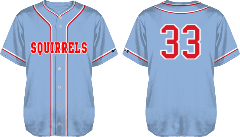 Camisa Borgerhout Squirrels Azul