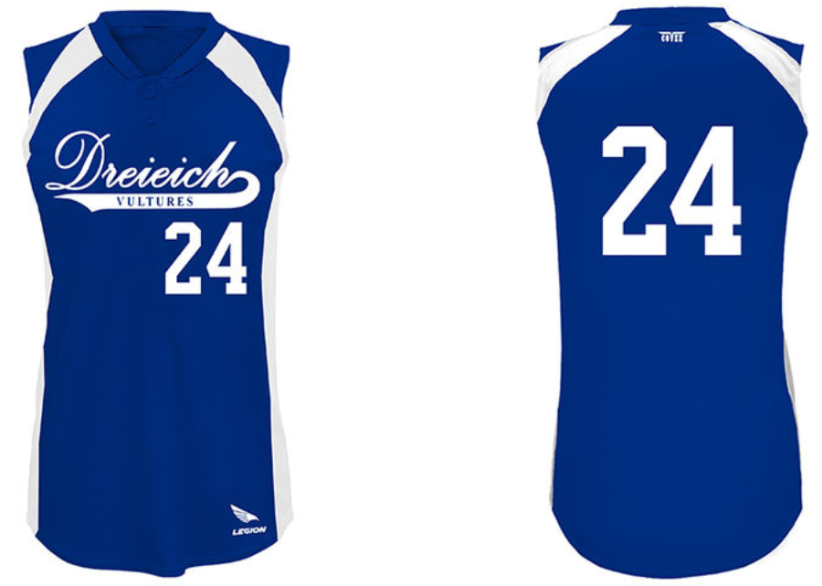 Dreieich Vultures Shirt, Softball: Flatback Mesh
