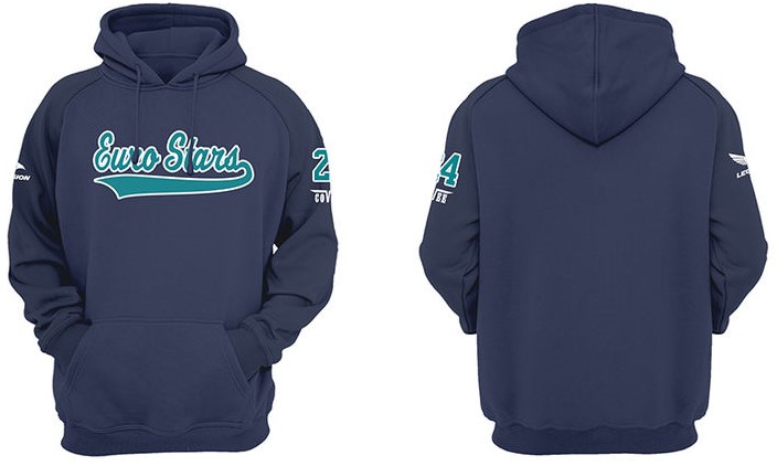 Sudadera Euro Stars: azul marino