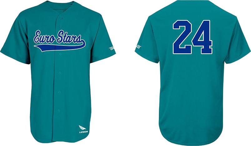 Euro Stars Jersey: Flatback Mesh