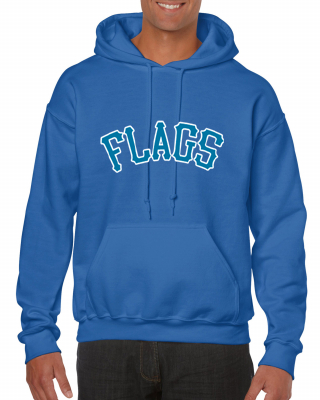 Felpa con cappuccio Flags